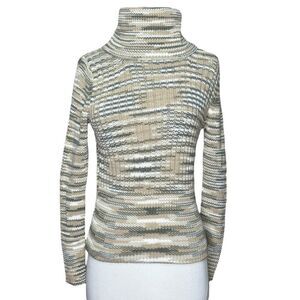 Gap Y2K Turtleneck Sweater Ribbed Size Small